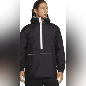 Nike Air Anorak Men’s XL Zip Windbreaker Jacket Black White FD4664-010 NEW